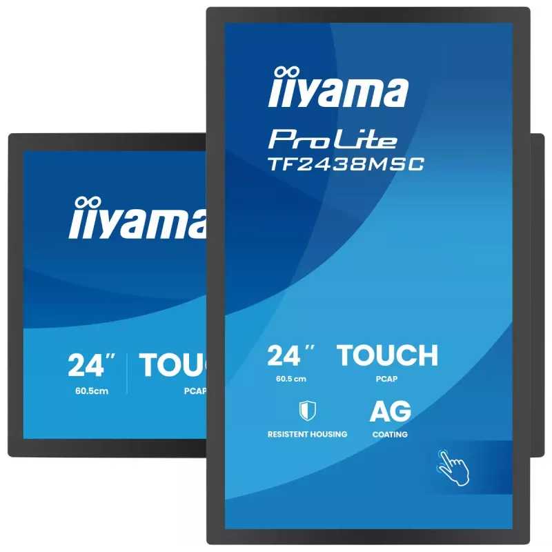 Monitor dotykowy IIYAMA TF2438MSC-B2 — 24-calowy interaktywny wyświetlacz, multi-touch