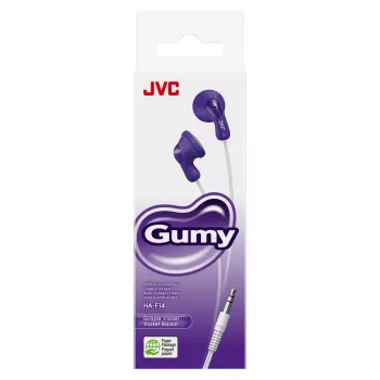 JVC F14 Gumy In Ear Wired Violet, Wired, 16 - 20000 Hz, Music, 17.1 g, Headphones, Violet