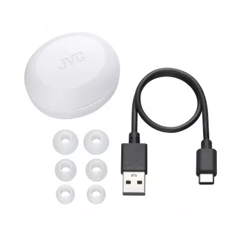 Bezprzewodowe słuchawki douszne JVC HA-A5T True Wireless Stereo (TWS) — douszne, 20–20000 Hz, białe