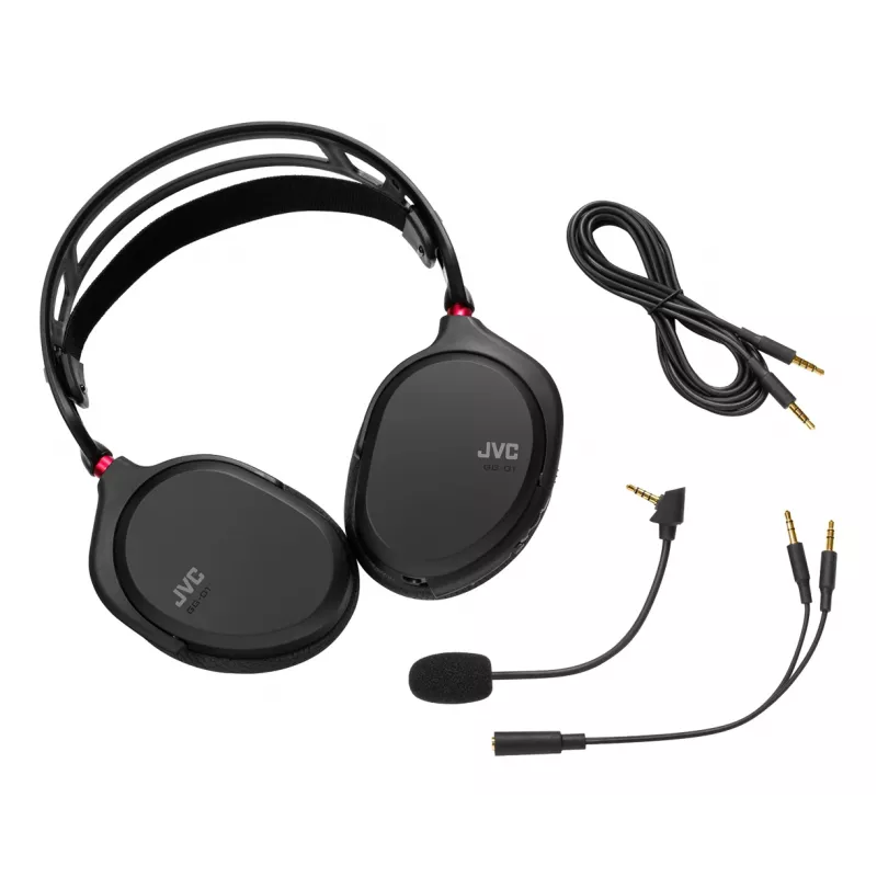 JVC GG-01 Zestaw słuchawkowy Przewodowy Nauszny Gaming Czarny