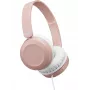 Słuchawki nauszne JVC Powerful Sound w kolorze różowym, przewodowe, 10–26000 Hz, połączenia/muzyka, 140 g, zestaw słuchawkowy, różowy