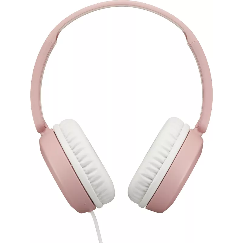 Słuchawki nauszne JVC Powerful Sound w kolorze różowym, przewodowe, 10–26000 Hz, połączenia/muzyka, 140 g, zestaw słuchawkowy, różowy