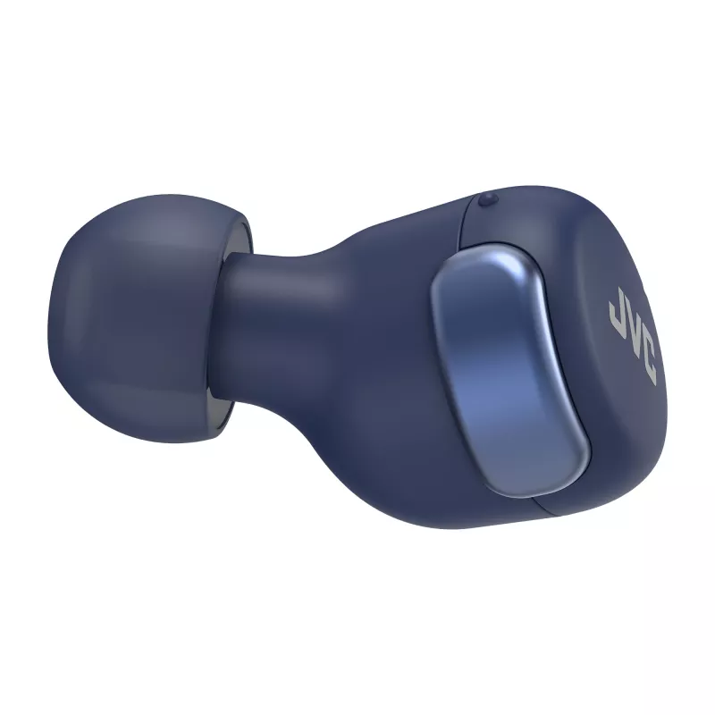 Słuchawki douszne JVC z aktywną redukcją szumów, niebieskie, True Wireless Stereo (TWS), 20–20000 Hz, połączenia/muzyka, 8,4 g, zestaw słuchawkowy, niebieski
