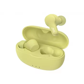 Bezprzewodowy zestaw słuchawkowy douszny JVC Gumy TWS Stix zielony — True Wireless Stereo Bluetooth, 20–20000 Hz, zasięg 10 m