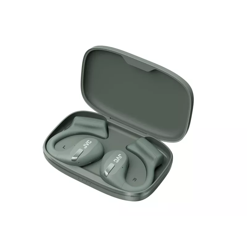 JVC HA-NP50T-G-U Nearphone TWS zielony, True Wireless Stereo (TWS), 20 - 20000 Hz, Połączenia/Muzyka, 16 g, Zestaw słuchawkowy, zielony