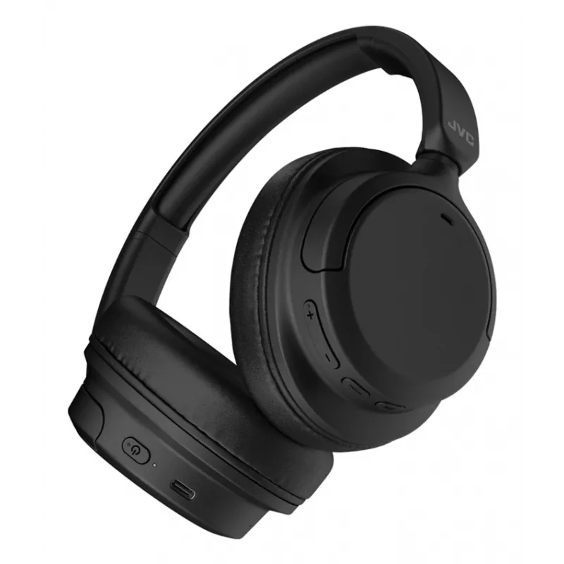 JVC Over Ear Noise Cancelling Headset Wireless Head-band Calls/Music USB Type-C Bluetooth Czarny