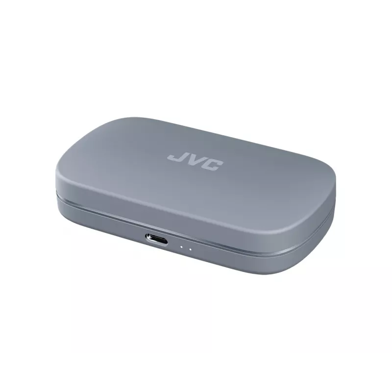 Zestaw słuchawkowy JVC HA-NP40T True Wireless Stereo (TWS) douszny z zaczepem na ucho Bluetooth, 20–20000 Hz, 10 m, szary