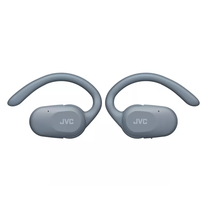 Zestaw słuchawkowy JVC HA-NP40T True Wireless Stereo (TWS) douszny z zaczepem na ucho Bluetooth, 20–20000 Hz, 10 m, szary