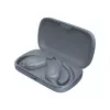 Zestaw słuchawkowy JVC HA-NP40T True Wireless Stereo (TWS) douszny z zaczepem na ucho Bluetooth, 20–20000 Hz, 10 m, szary