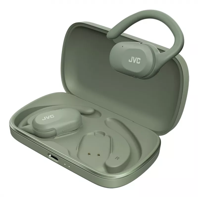 JVC HA-NP40T Zestaw słuchawkowy True Wireless Stereo (TWS) Ear-hook Rozmowy/Muzyka Bluetooth Zielony