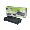 Kaseta faksowa Brother PC70 — czarna, 140 stron, kompatybilna z FAXT72/74/76/78/7 Plus/92/94/96/98