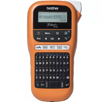 Drukarka etykiet Brother PT-E110VP Termotransferowa Kolor 180 x 180 DPI 20 mm/s TZe QWERTY