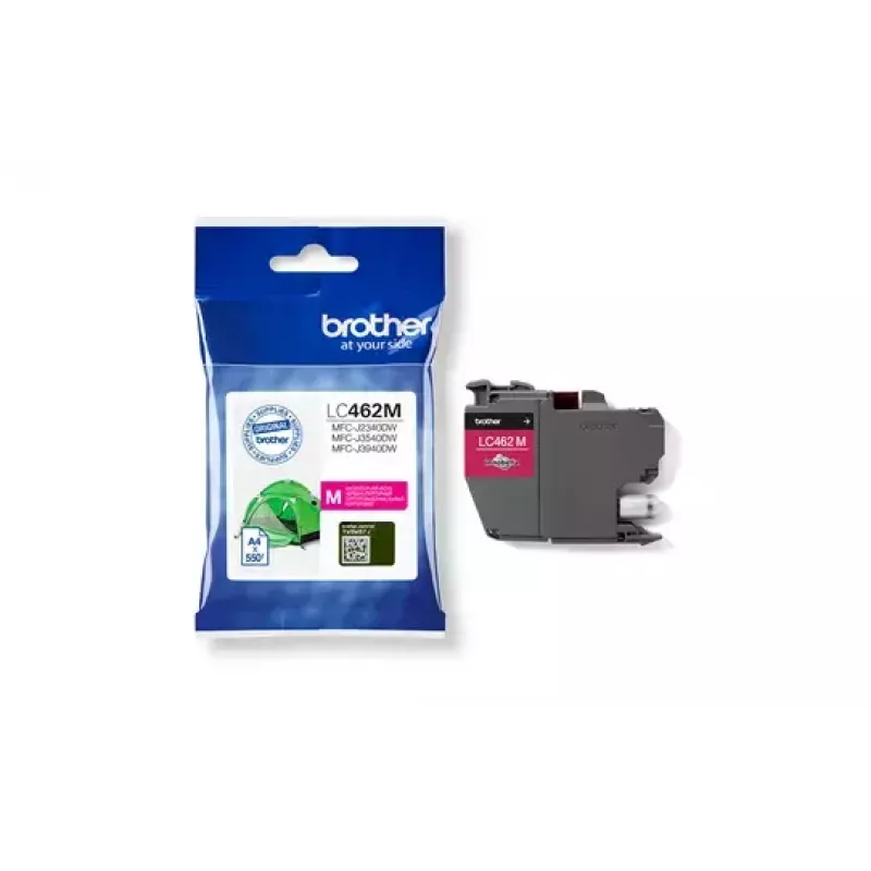 Kaseta z tuszem Brother LC462M 1 szt. Oryginalna Standardowa Wydajność magenta