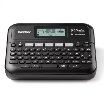Drukarka etykiet Brother PT-D460BTVP, transfer termiczny, 180 x 180 DPI, 30 mm/s, przewodowa i bezprzewodowa, TZe, Bluetooth, QWERTY