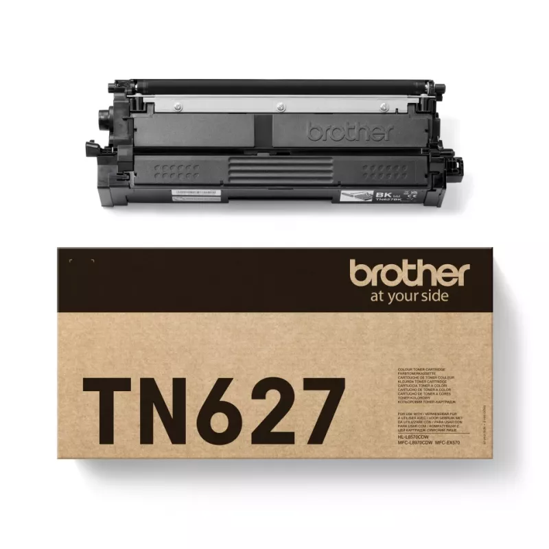 Toner Brother TN-627BK Oryginalny Czarny — wydajność 10000 stron, 1 szt.