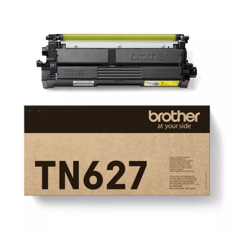 Kaseta z tonerem Brother TN-627Y 1 szt. Oryginalny Żółty