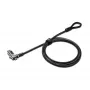 Kensington cienki Combination Laptop Lock, 1,8 m, Kensington, Zamek szyfrowy, Klucz, Czarny