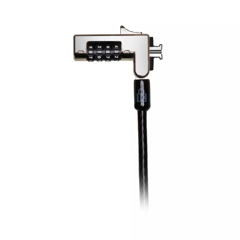 Kensington cienki Combination Laptop Lock, 1,8 m, Kensington, Zamek szyfrowy, Klucz, Czarny