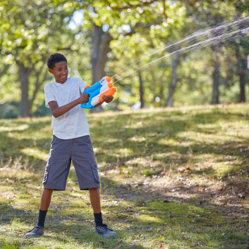 Nerf Super Soaker Twin Tide, pistolet na wodę, Wielokolorowy, od 6 lat