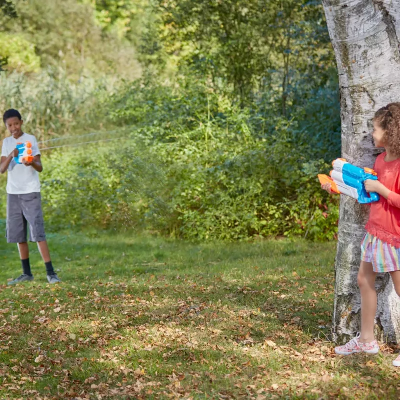 Nerf Super Soaker Twin Tide, pistolet na wodę, Wielokolorowy, od 6 lat