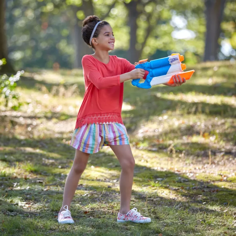 Nerf Super Soaker Twin Tide, pistolet na wodę, Wielokolorowy, od 6 lat