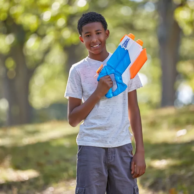 Nerf Super Soaker Twin Tide, pistolet na wodę, Wielokolorowy, od 6 lat