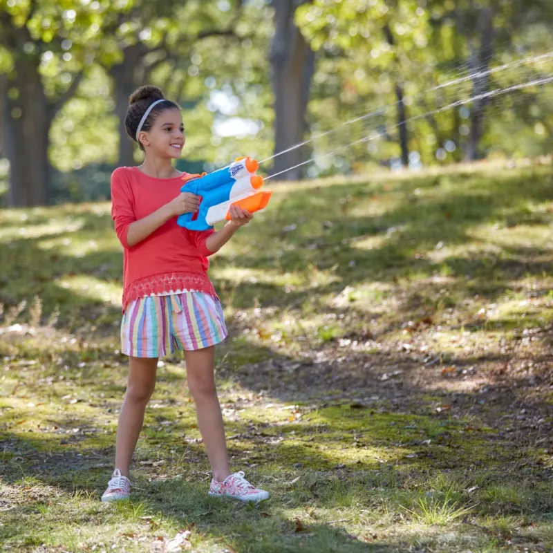 Nerf Super Soaker Twin Tide, pistolet na wodę, Wielokolorowy, od 6 lat