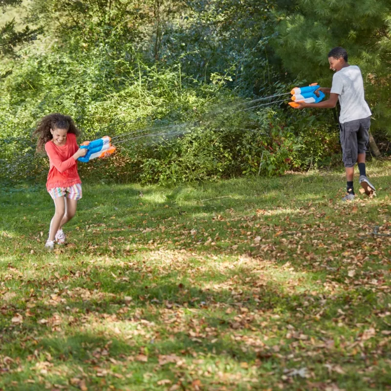 Nerf Super Soaker Twin Tide, pistolet na wodę, Wielokolorowy, od 6 lat
