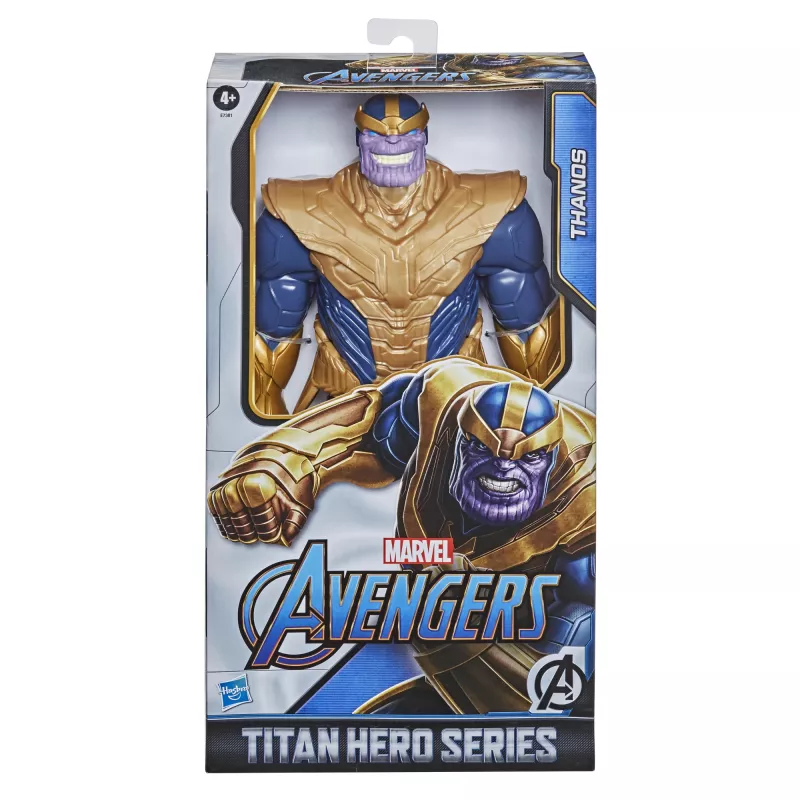 Marvel Avengers Blast Gear Deluxe Thanos Figurka Akcji, 4 lat(a), Niebieski, Żółty
