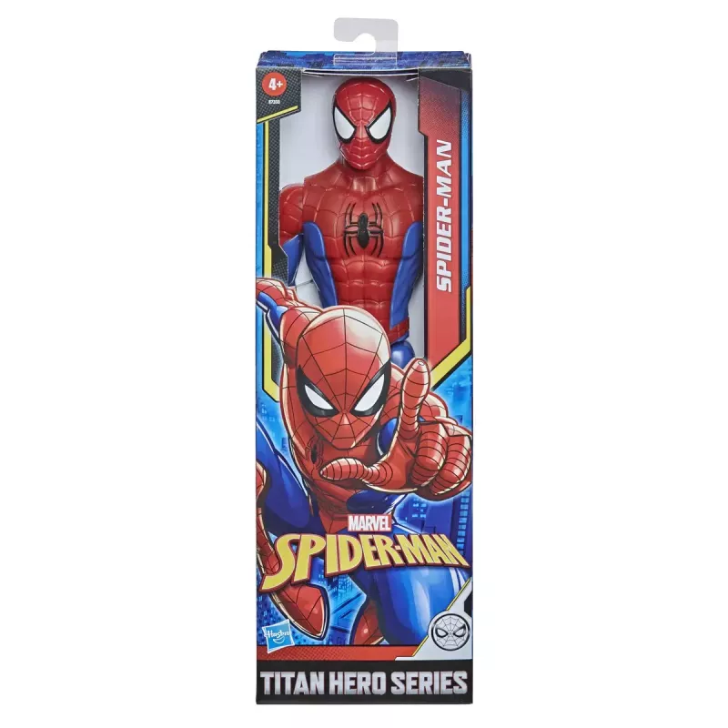 Figurka akcji HASBRO Marvel Spider-Man Titan Hero Spider-Man, plastikowa, wielokolorowa, dla dzieci od 4 lat