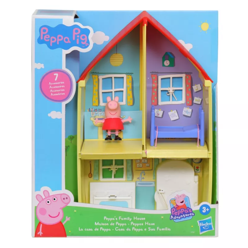 Peppa Pig Peppa’s Adventures Dom rodzinny Peppy, Akcja/Przygoda, 3 lat(a), Wielokolorowy, Plastik
