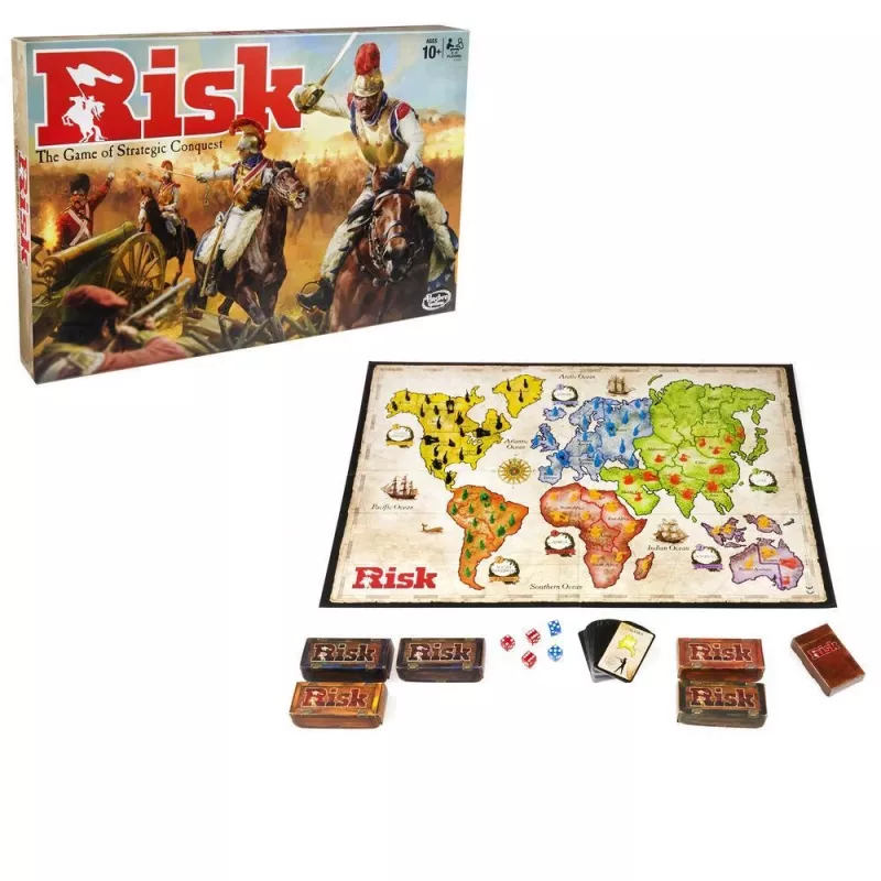 Gra planszowa Hasbro Gaming Risk War Zalecany wiek 10 lat