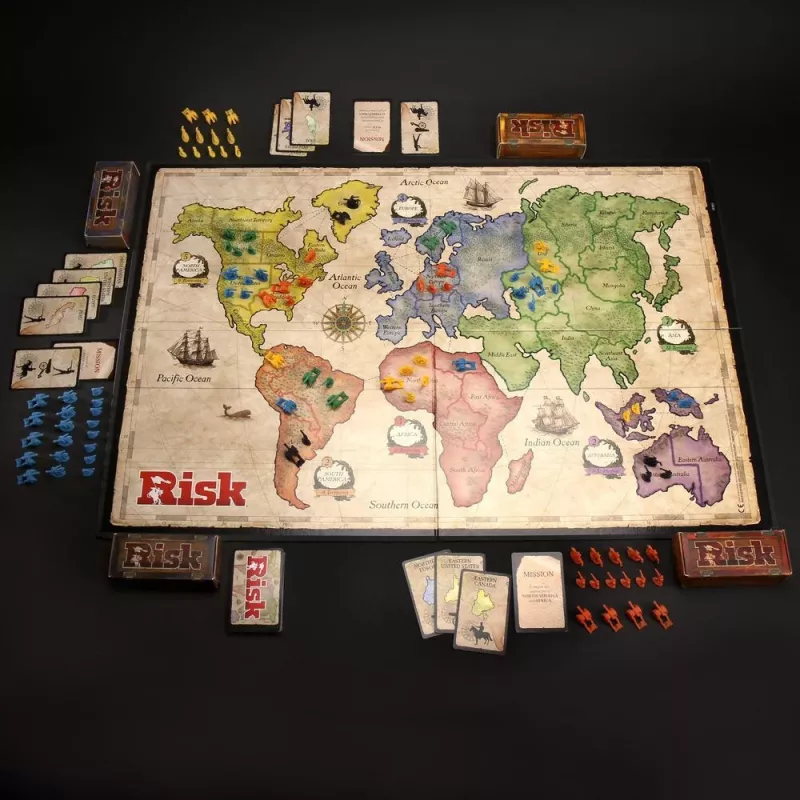 Gra planszowa Hasbro Gaming Risk War Zalecany wiek 10 lat