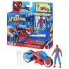 Marvel Spider-Man Zestaw dla dzieci Motocykl Web Blast Cycle z ruchomą figurką Spider-Mana