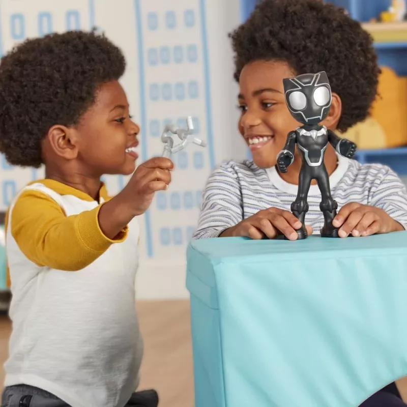 Marvel Spidey i Super-kumple Supersized Czarna Pantera Figurka, Przedszkolne Zabawki Superbohaterów