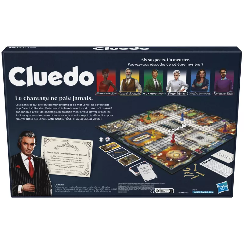 Gra planszowa Hasbro Gaming Cluedo Detective 8+ 45 min