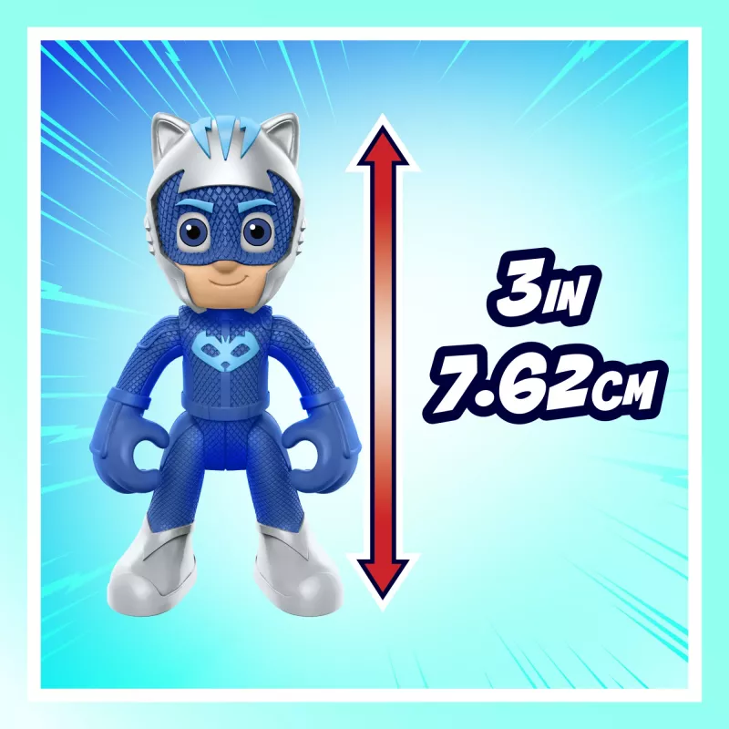 Zestaw zabawkowy HASBRO PJ Masks F78205L0 — zestaw akcji/przygód, zalecany wiek 3+; kolory: niebieski, czerwony, biały