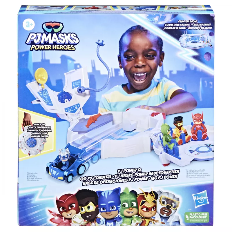 Zestaw zabawkowy HASBRO PJ Masks F78205L0 — zestaw akcji/przygód, zalecany wiek 3+; kolory: niebieski, czerwony, biały