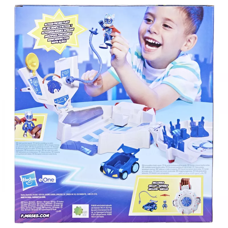 Zestaw zabawkowy HASBRO PJ Masks F78205L0 — zestaw akcji/przygód, zalecany wiek 3+; kolory: niebieski, czerwony, biały