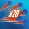 Refill Nerf N Series N1-Darts 20x niebieski pomarańczowy F8640