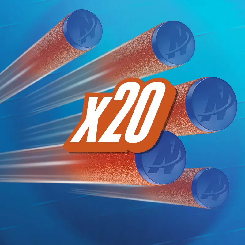 Refill Nerf N Series N1-Darts 20x niebieski pomarańczowy F8640