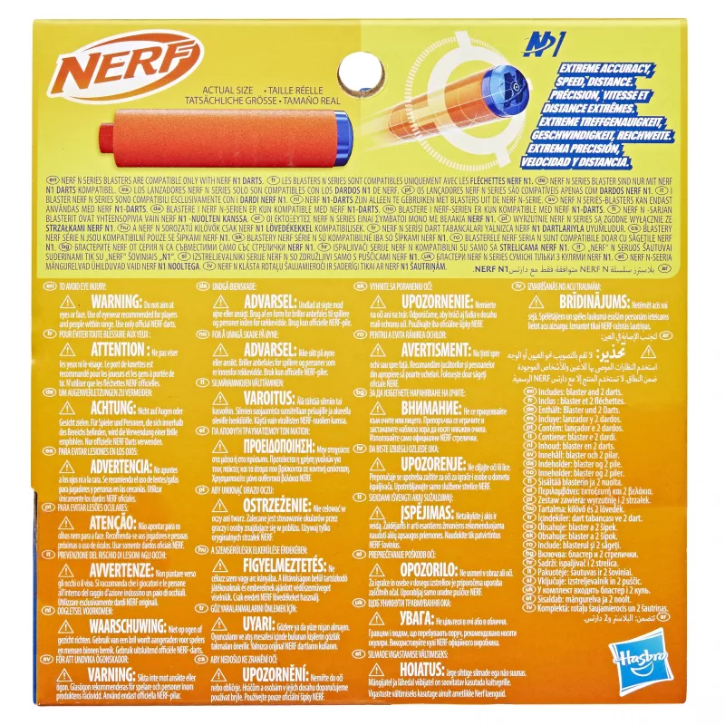 Zabawkowy blaster NERF N Series Flex Niebieski Pomarańczowy 8+