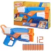 Zabawkowy blaster NERF N Series Agility niebieski pomarańczowy biały 8 lat