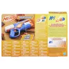 Zabawkowy blaster NERF N Series Agility niebieski pomarańczowy biały 8 lat