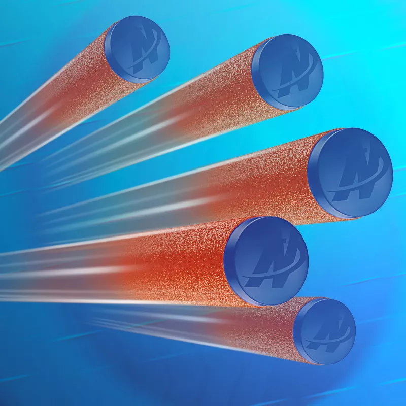 Zabawkowy blaster NERF N Series Agility niebieski pomarańczowy biały 8 lat