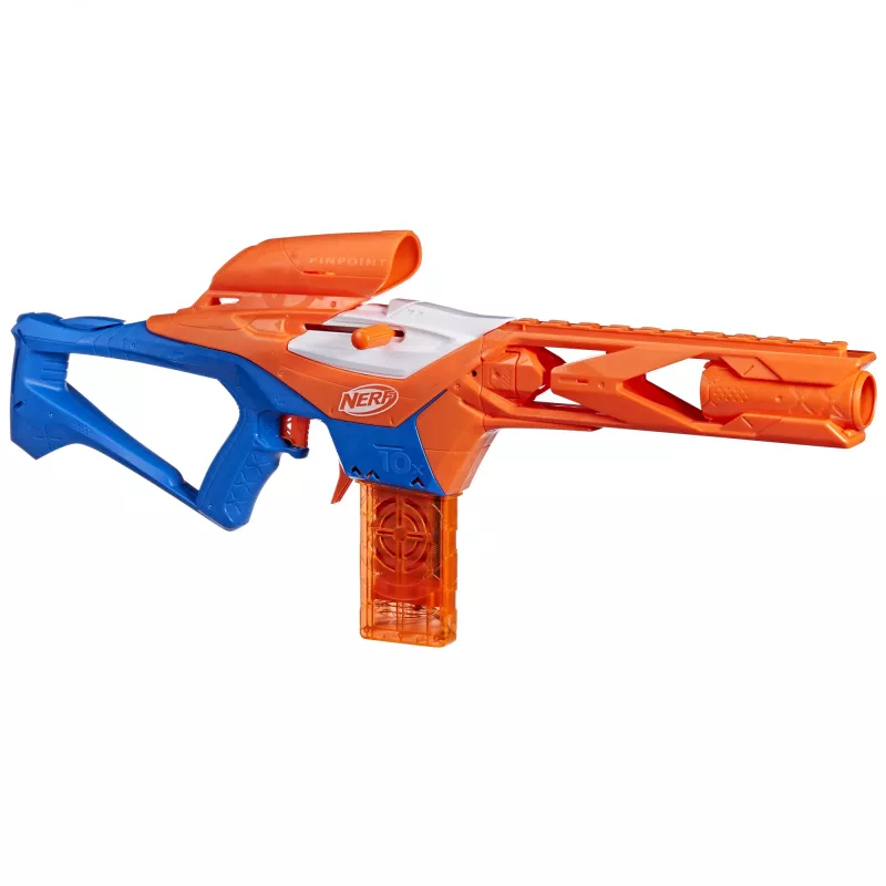 Wyrzutnia zabawek NERF Nerf N Series Pinpoint niebiesko-pomarańczowa 8+
