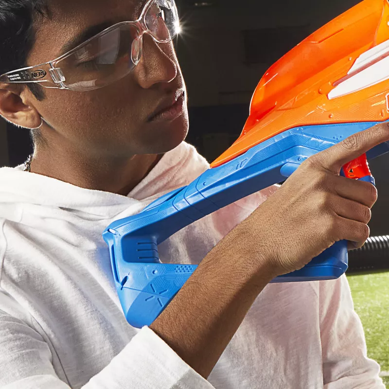 Wyrzutnia zabawek NERF Nerf N Series Pinpoint niebiesko-pomarańczowa 8+