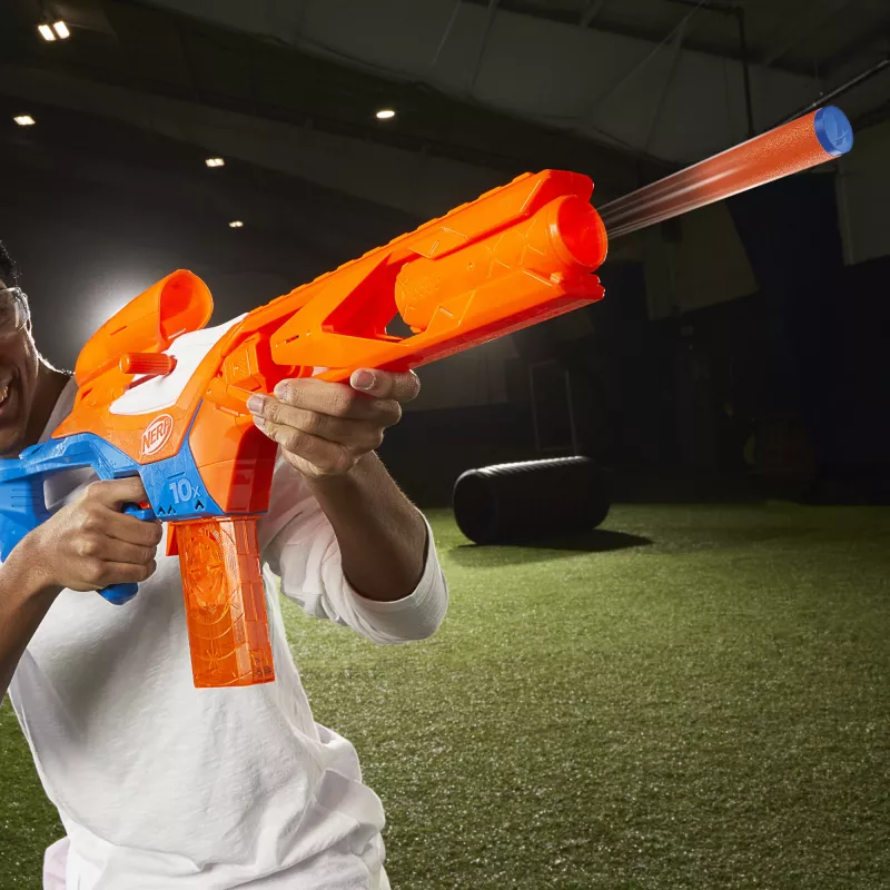 Wyrzutnia zabawek NERF Nerf N Series Pinpoint niebiesko-pomarańczowa 8+