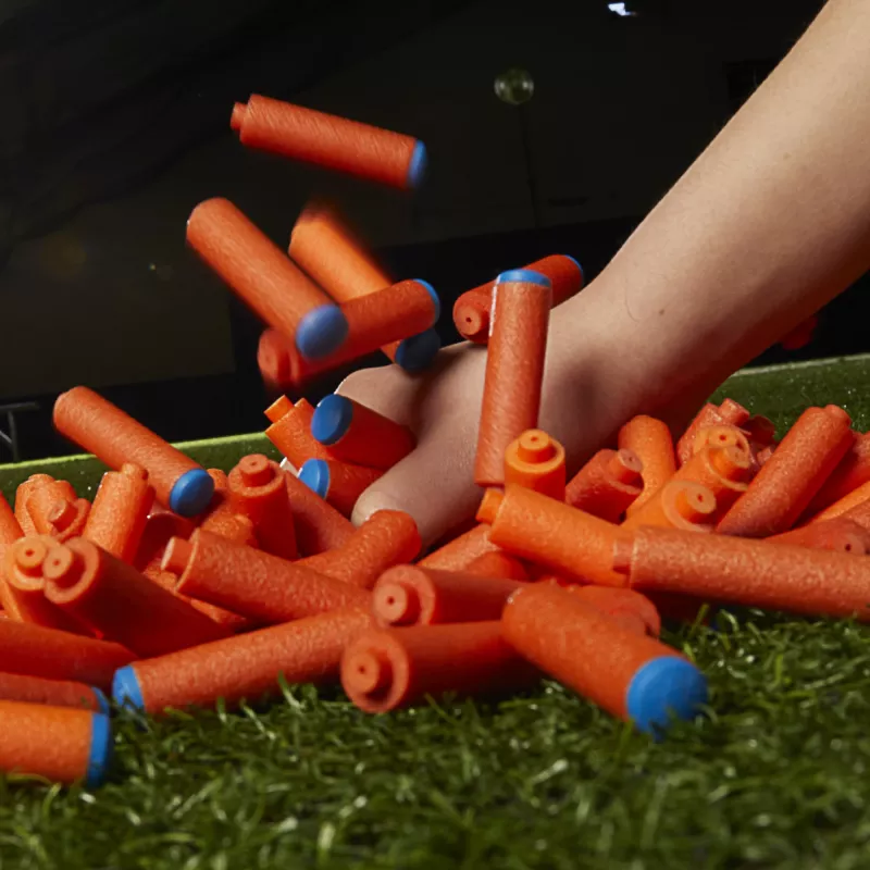 Wyrzutnia zabawek NERF Nerf N Series Pinpoint niebiesko-pomarańczowa 8+