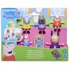 Hasbro Peppa Pig Zestaw Przedszkole z 5 Figurkami i 6 Akcesoriami, Zabawki Przedszkolne dla 3-letnich Dziewczynek i Chłopców i Starszych
